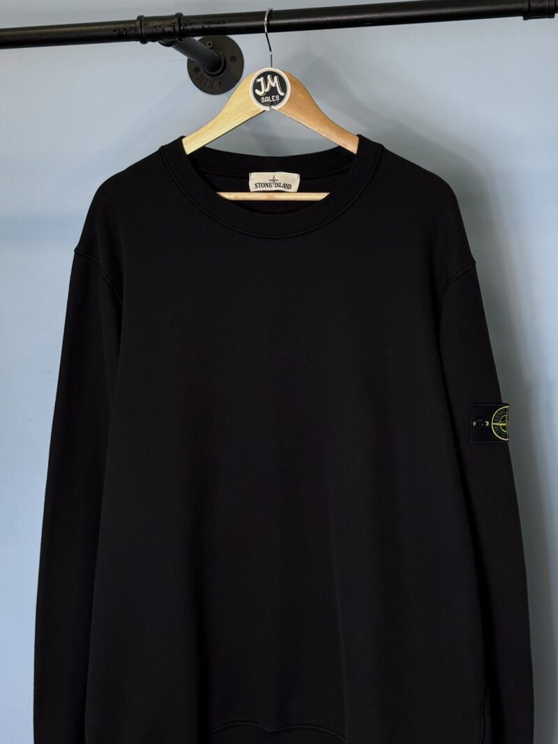 Alternative view of 3XL Stone Island Black Crewneck Sweatshirt Jumper