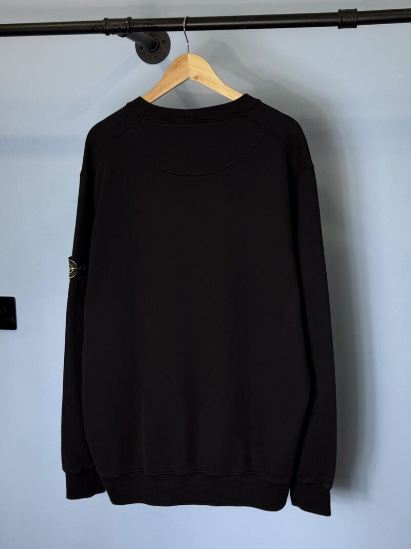 3XL Stone Island Black Crewneck Sweatshirt Jumper - Image 3