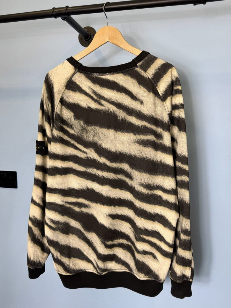 RARE XXL Stone Island White Tiger Camo Crewneck Sweatshirt Jumper - Image 3