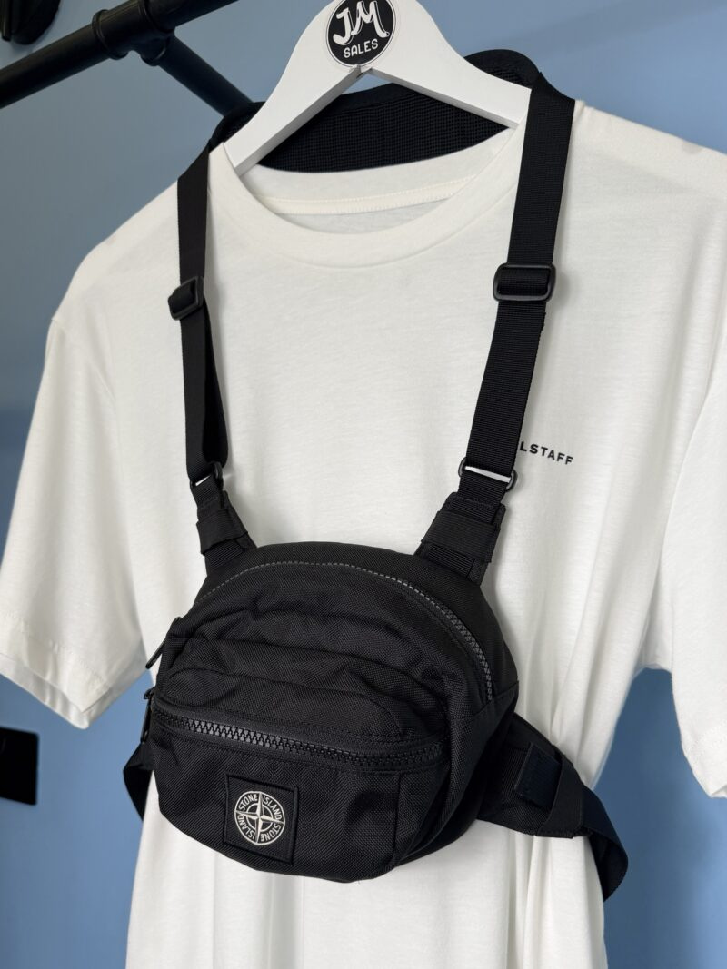 Stone Island Black Fluo Crossbody Torso Bag - Image 3