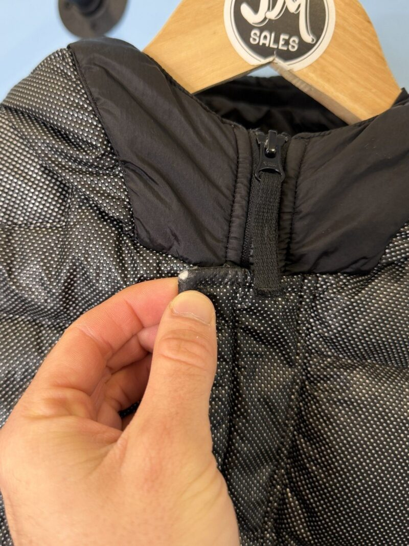 RARE Age 8 Stone Island Junior Grey Reflective Down Gilet - Image 9