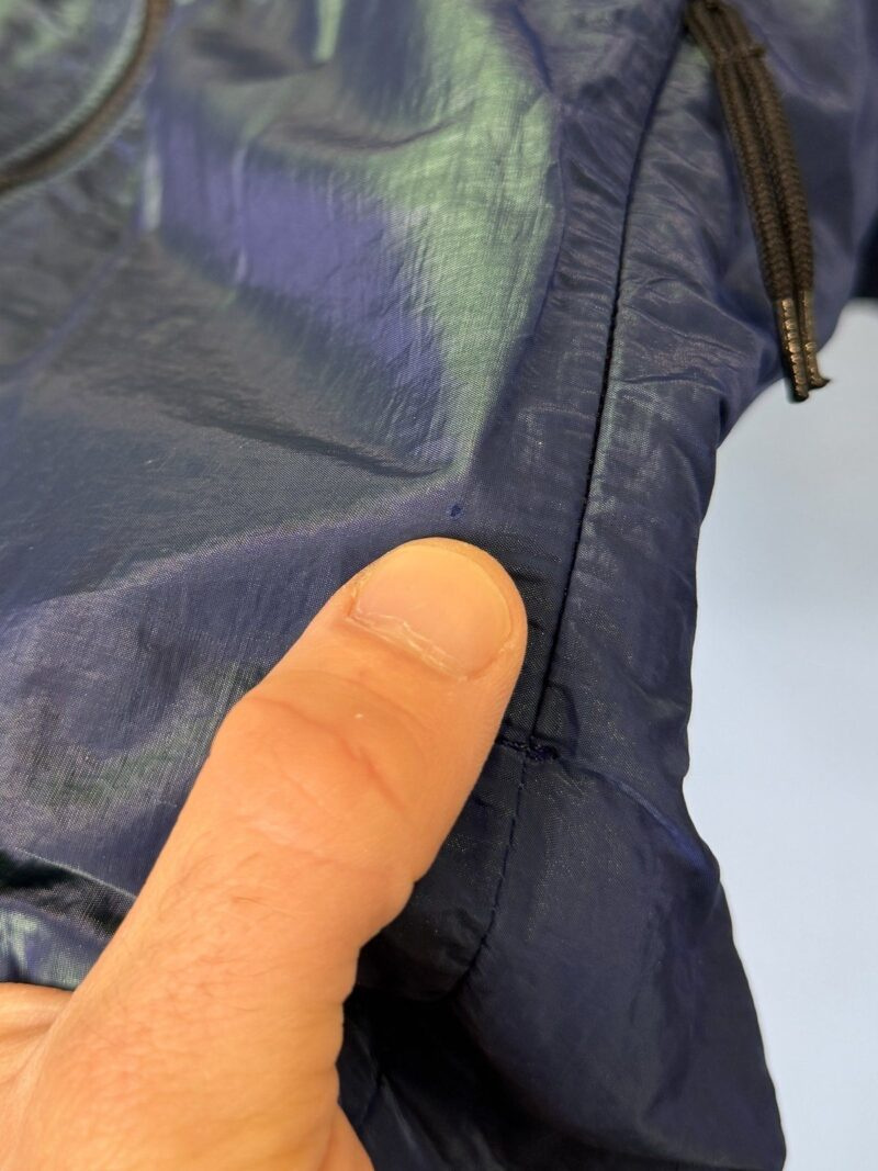 RARE Age 8 Stone Island Junior Blue Green Nylon Metal Weft Hooded Jacket - Image 9