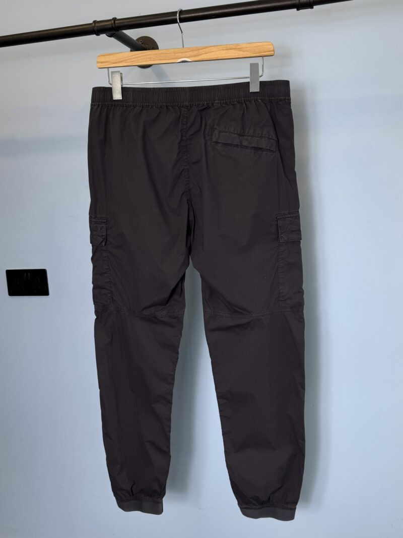 36W Stone Island Blue Regular Tapered Fit Parachute Tela Cargos - Image 3