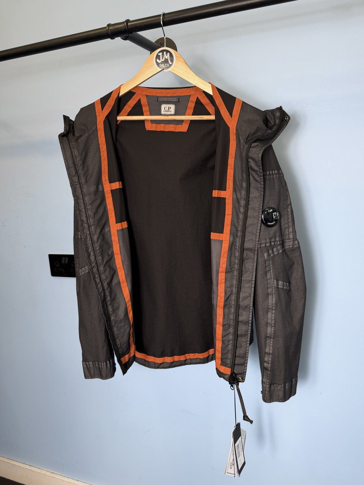 BNWT Medium C.P. Company Grey Orange Goretex Infinium Gore G Type Jacket - Image 3