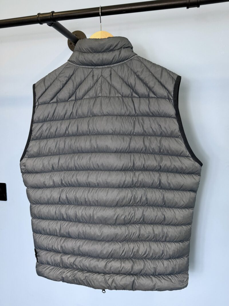 XXL Stone Island Light Blue Garment Dyed Micro Yarn Down Gilet - Image 5
