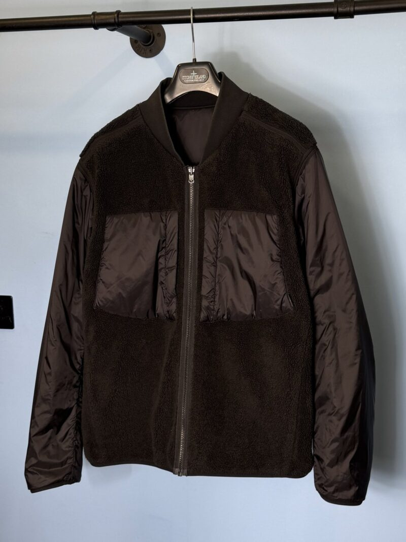 XXL Stone Island Gold Iridescent Coating Tela Parka with Reversible Liner - Image 7
