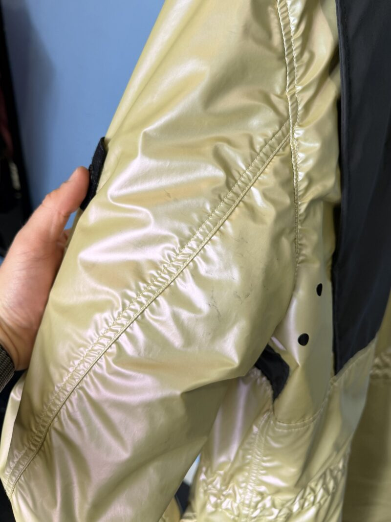 XXL Stone Island Gold Iridescent Coating Tela Parka with Reversible Liner - Image 11